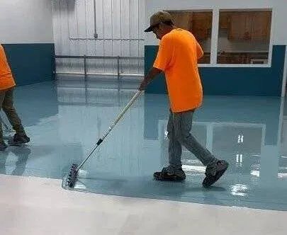 Slip-Resistant Floor Polishing